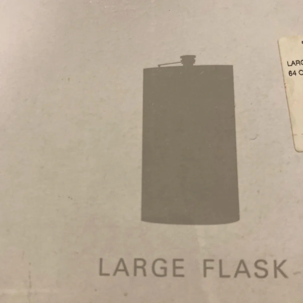Flask Stainless Steel Oversized 64 oz NIB - Picture 5 of 5